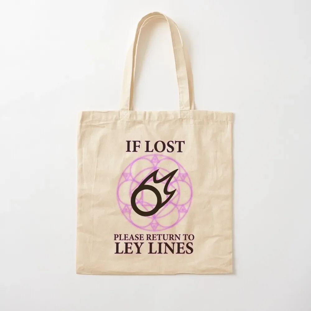 

FFXIV Black Mage Ley Lines If Lost Tote Bag Handbags Gift bag Tote Bag