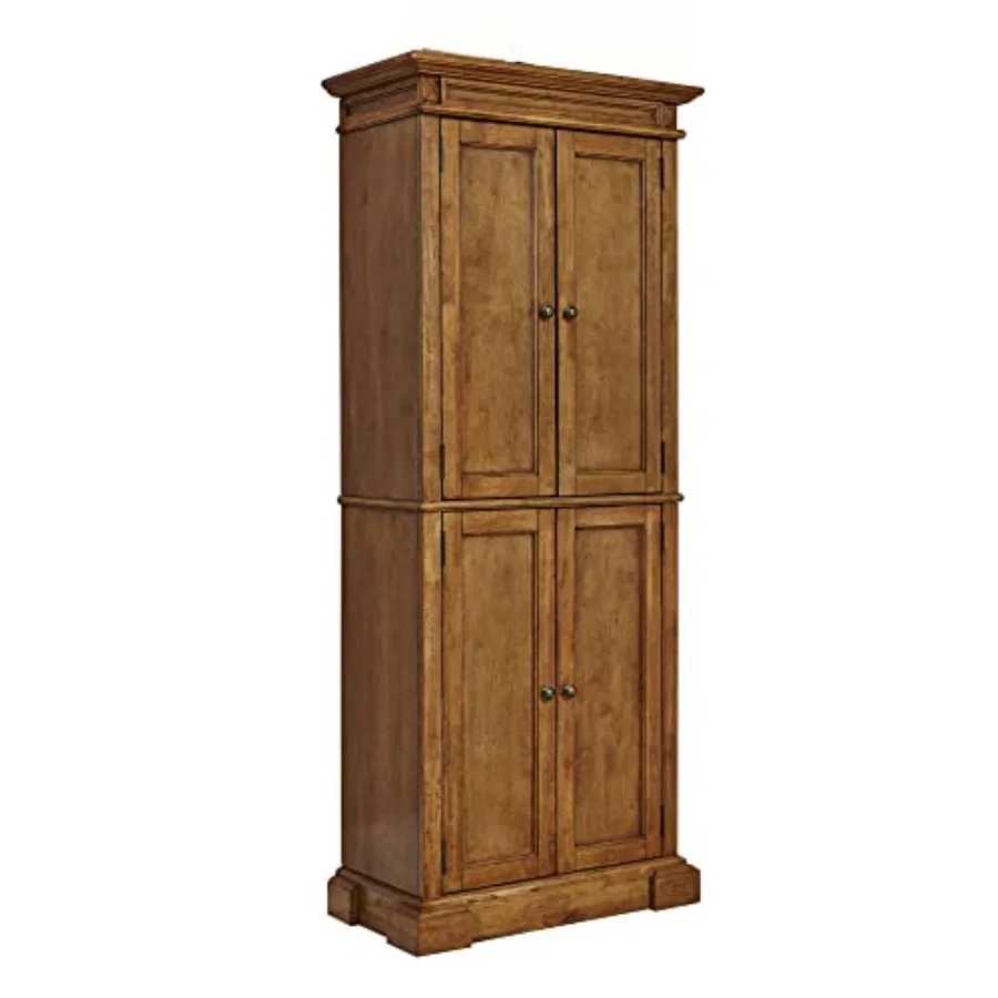 

Кухонный шкаф-кладовка Americana Distressed Oak 72H с отделкой под состаренное дерево и просторным местом для хранения