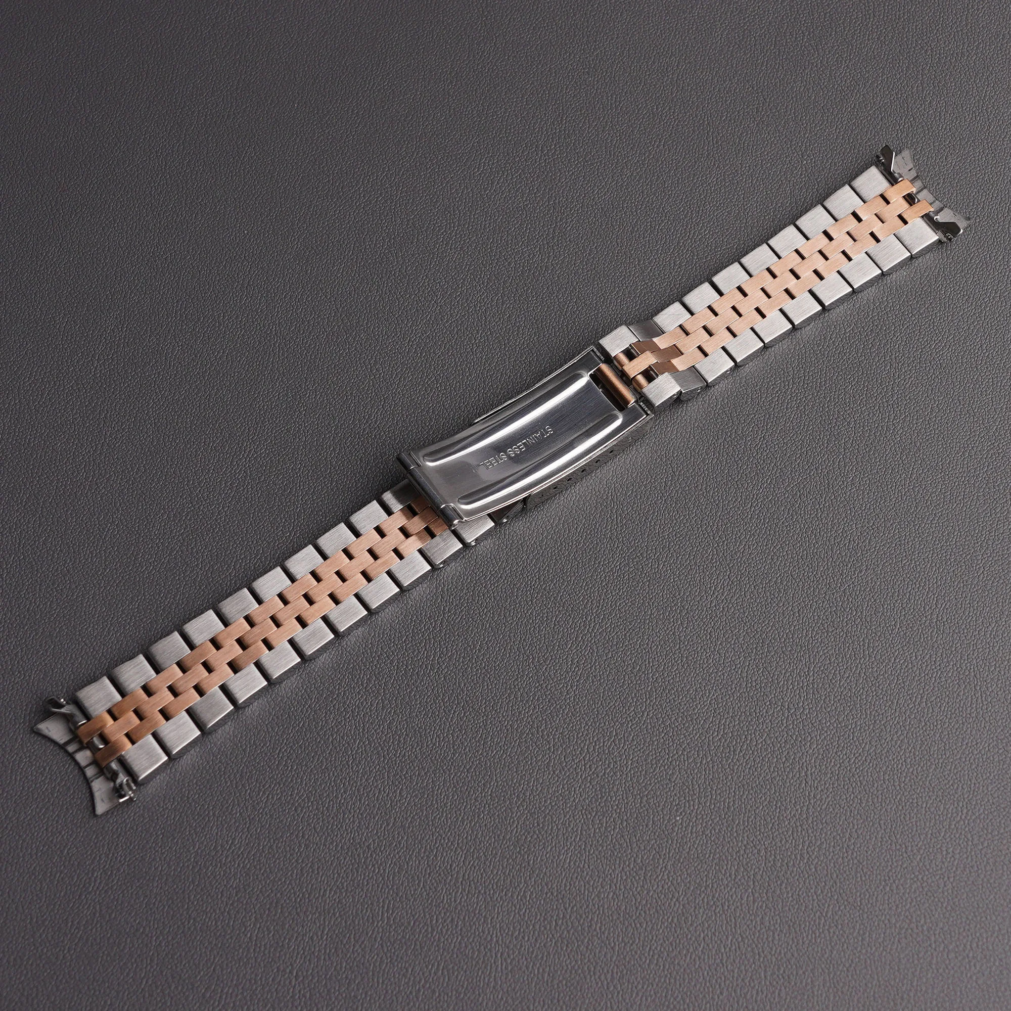 ل Seiko SNXS79 19 مللي متر الأوسط ارتفع الذهب منحني اليوبيل حزام الساعات سوار الفولاذ المقاوم للصدأ ل SNXS77 SNXS73 SNXS75 SNXS80 SNXF05