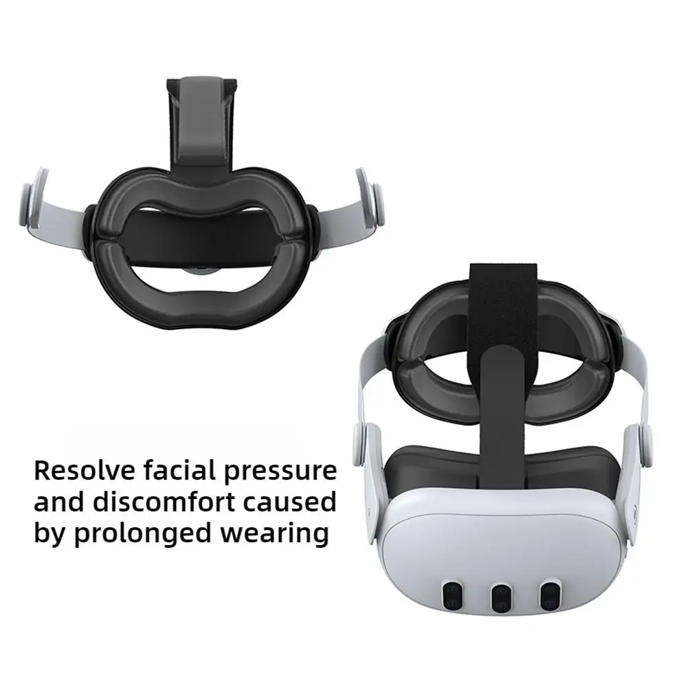 Freely Adjustable VR Glasses Headband Suitable For Meta Quest 3S VR Soft Foam Pad Design Decompression Replacement Headband