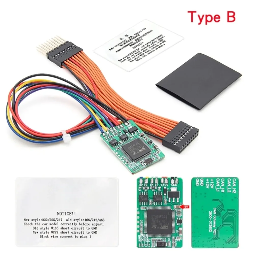 Multiple Functions CAN Filter Mileage Tool Diagnostic Plug and Play CAN Bus Filter Odometer Correction CAN Filter for Benz/BMW