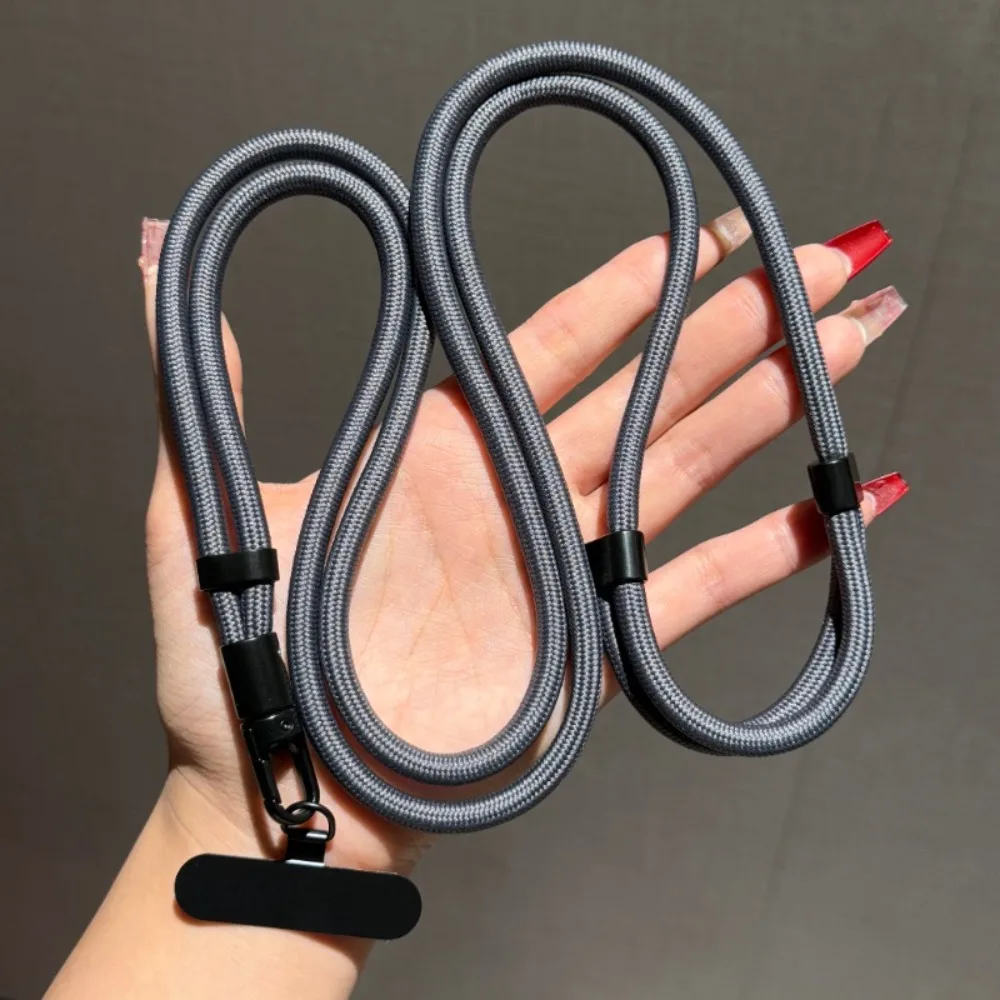 

Rotating Buckle Mobile Phone Lanyard Metal Clip Hanging Rope Phone Crossbody Chain Woven Anti Loss Cell Phone Strap