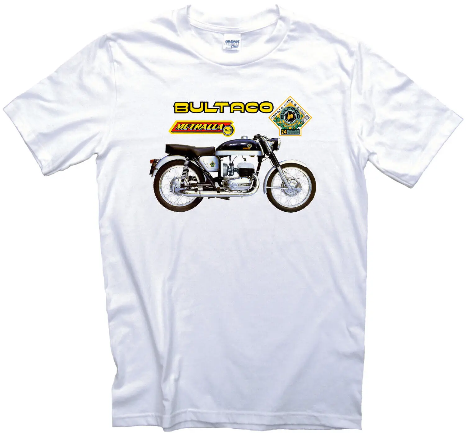 Bultaco Metralla Mk2 Motorcycle T Shirt Adults Ladies Kids Sizes Motorbike