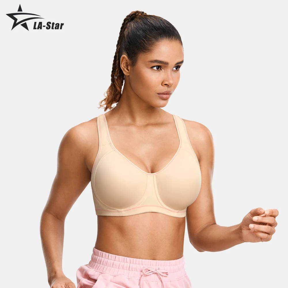 

Sports Women Bras High Impact Full Coverage Underwire Molded Active Workout Yoga Bra Gym Running Underwear Summer Tops New