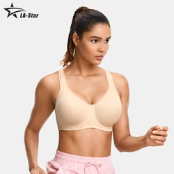 Reggiseni sportivi da donna ad alto impatto a copertura totale con ferretto modellato allenamento attivo reggiseno da Yoga palestra in esecuzione biancheria intima estate top nuovo