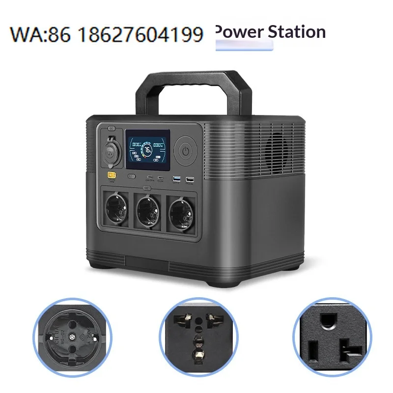 1200W Large Capacity 110V 220V Portable LiFePO4 Power Station Wholesale Outdoor Mobile Emergency Energy Supply
