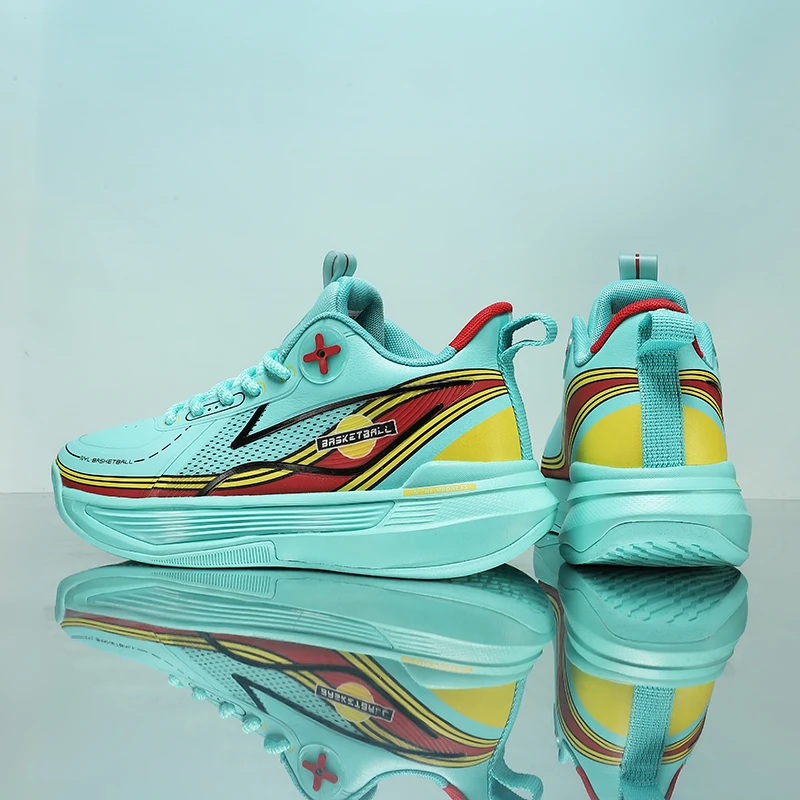 Basketbalschoenen voor heren Ademende demping Antislip Draagbare hardloopschoenen Gymtraining Atletische basketbalsneakers voor dames