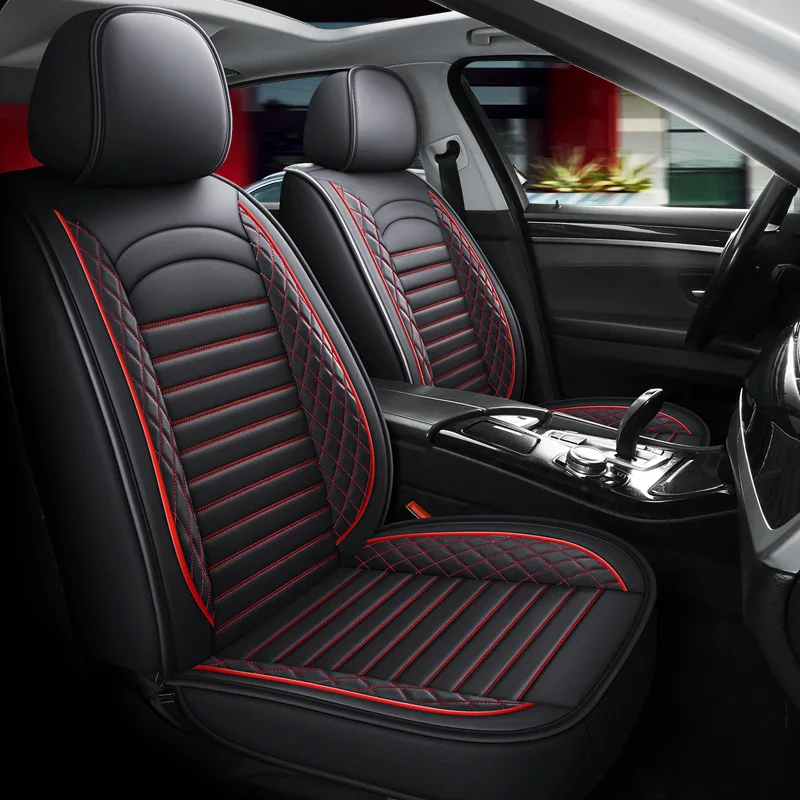 1 funda de asiento delantero de cuero PU para coche Kia Carnival Ceed Cerato K2 K3 K4 K5 Optima Rio Picanto Rio 3 Shuma Soul Sportage