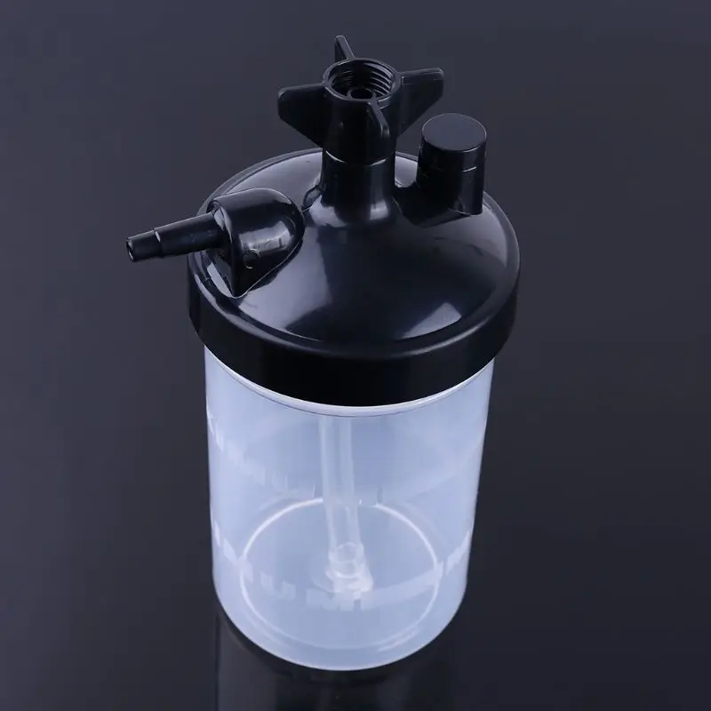 Humidifier Water Bottle for Oxygen regulator HIGH FLOW Oxygen Bubbler Bottle for Oxygen Concentrator Oxygen generator