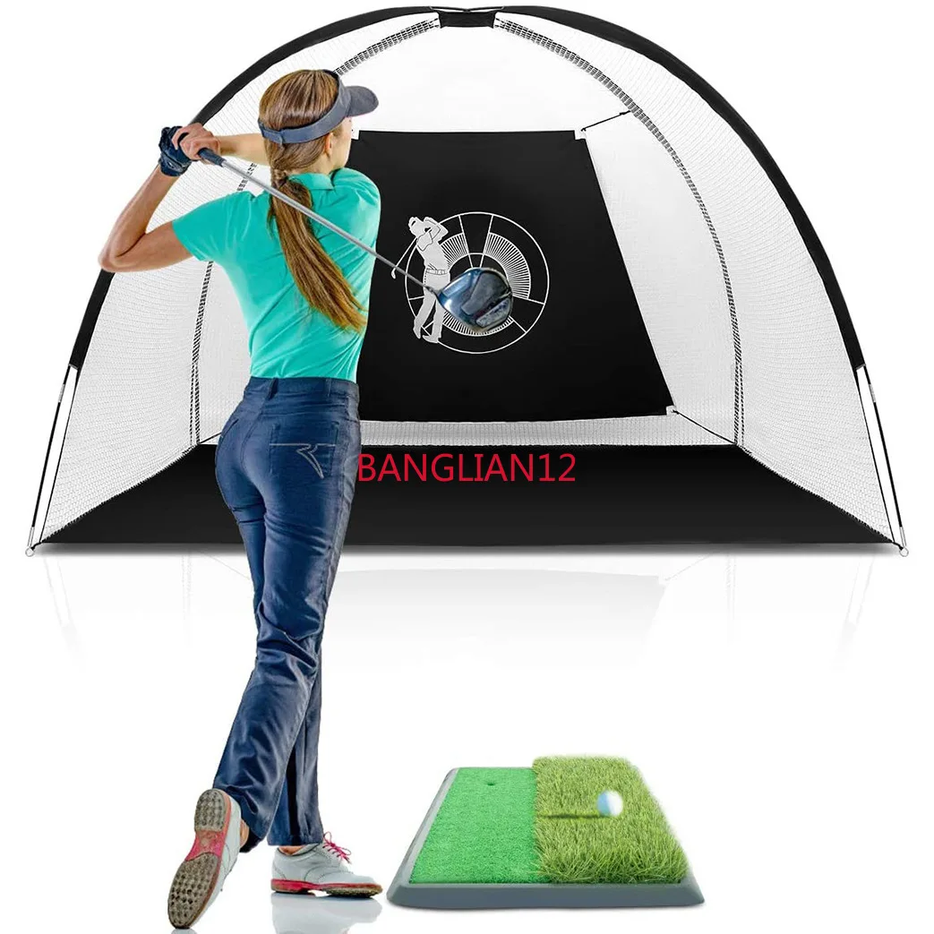 Indoor and outdoor portable golf accessories batting practice net, removable training Collecting ball net