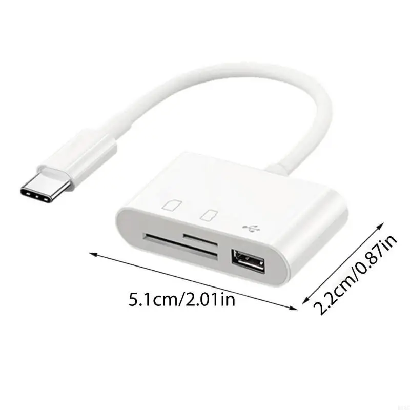 Многофункциональный USB C Card Remement Card Reader для быстрого передачи данных USB -флэш -диск