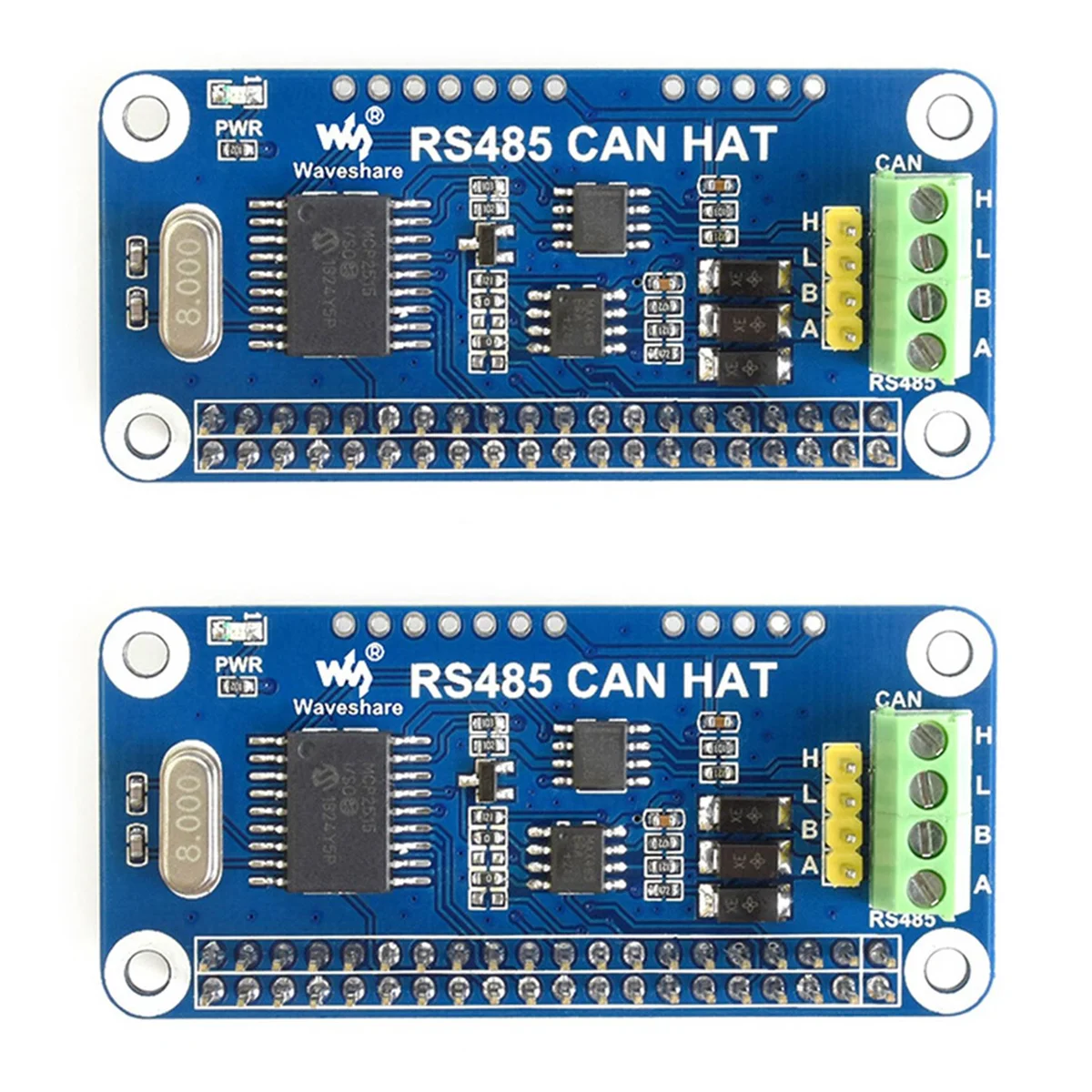 

2X MCP2515 RS485 Плата расширения модуля шины CAN для 3 моделей B + 3B Plus 4 4B