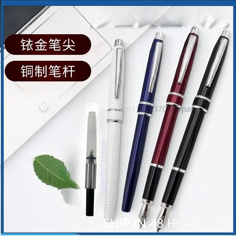 For CROSS Shakespeare Series Metal Fountain Pen Luxury Gift Box Business Office Signature Adult Handwriting Practice Ink Pen