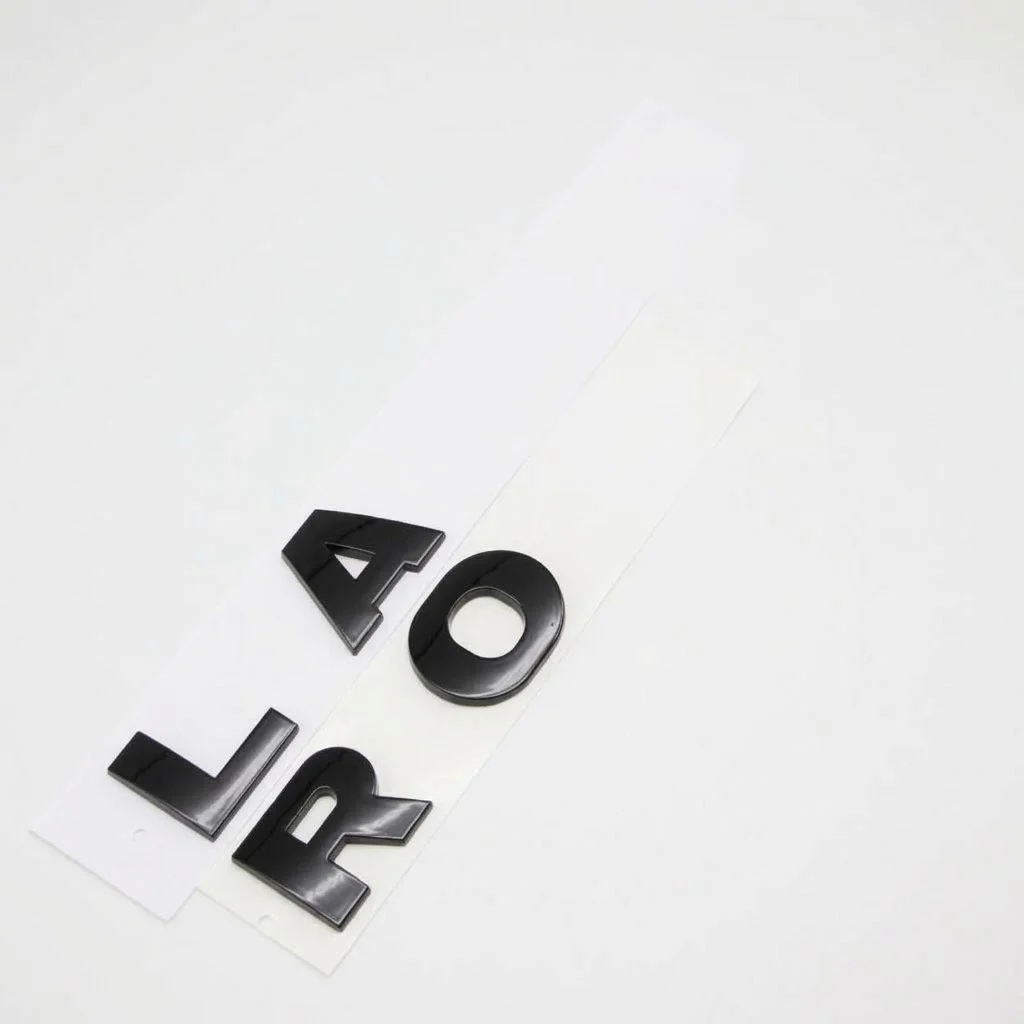 For Discovery Sport Freelander 2 3 4 5 Car Hood Bonnet Rear Trunk Tailgate Letters 3D ABS Gloss Black Matte Silver Decal Tuning