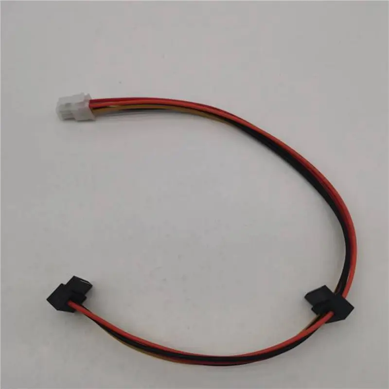 Solid 10X ATX Motherboard 4Pin To 2-Port Serial ATA SATA Hard Drive Adapter Power Cable For Lenovo IPC & Tax Controller 18AWG