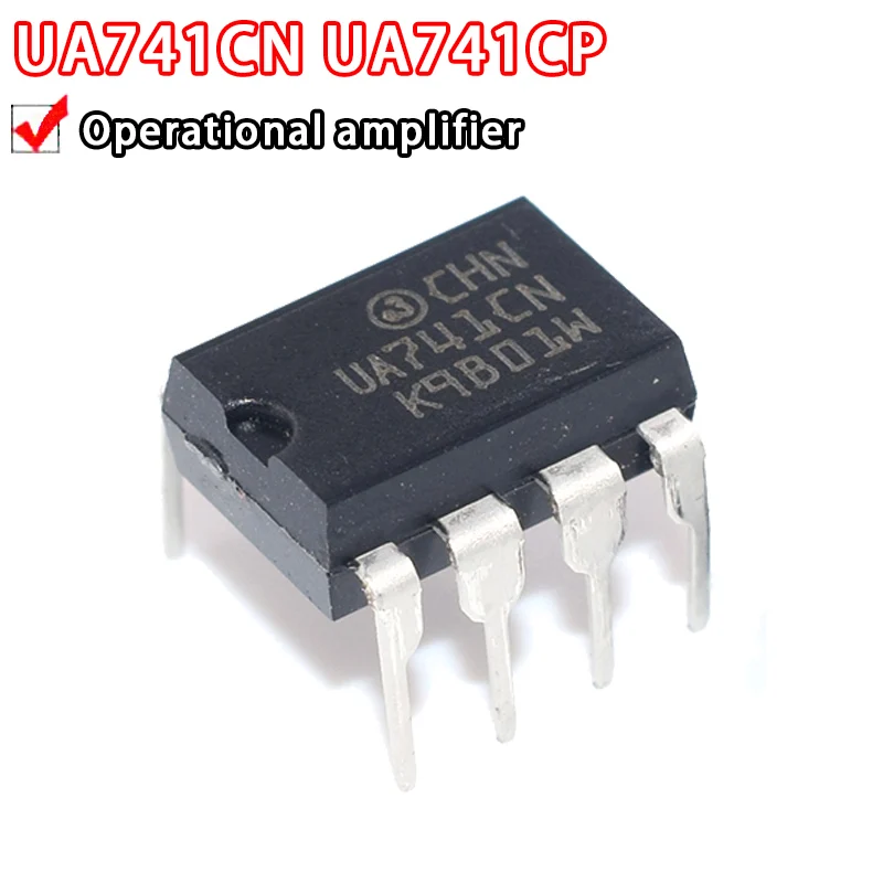 10PCS UA741 UA741CN UA741CP In-line DIP8 operational amplifier chip