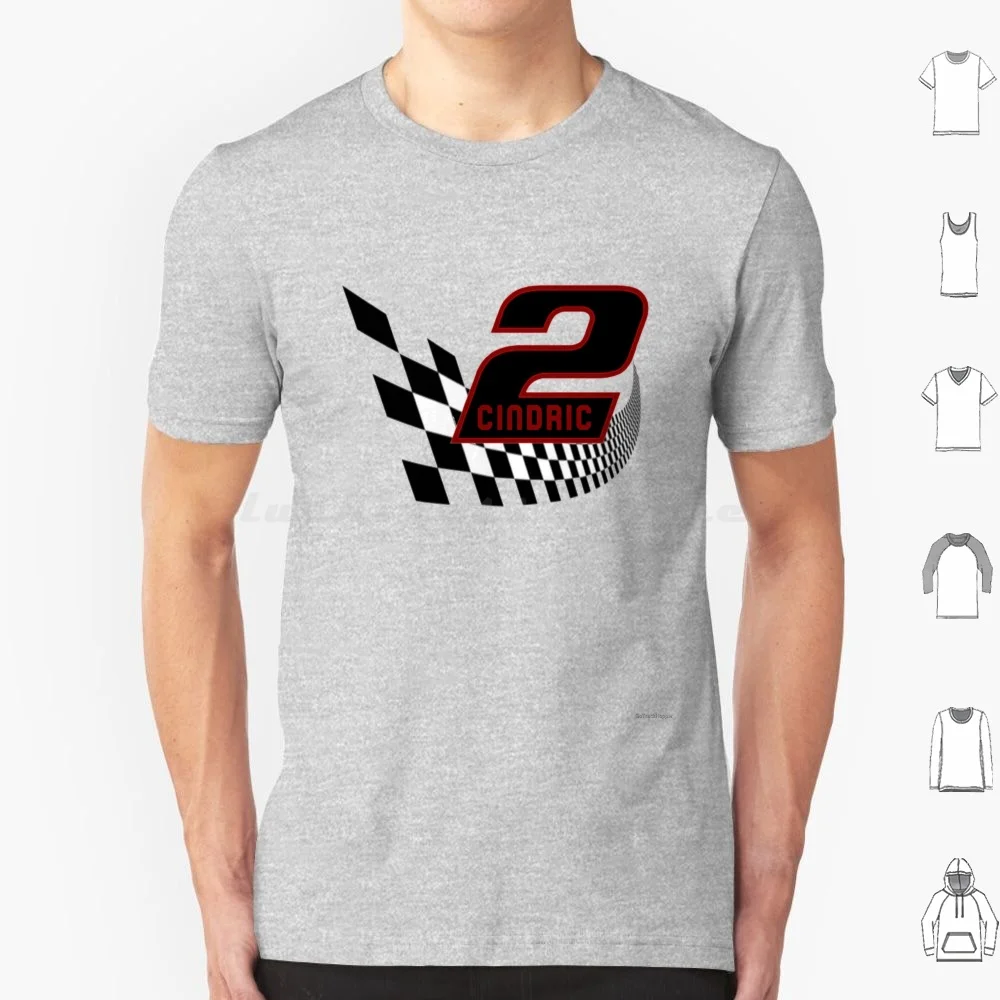 Camiseta Austin Cindric On Checkers talla grande 100% algodón Austin Cindric 2 carreras de automóviles Stock carreras de automóviles deportes de motor