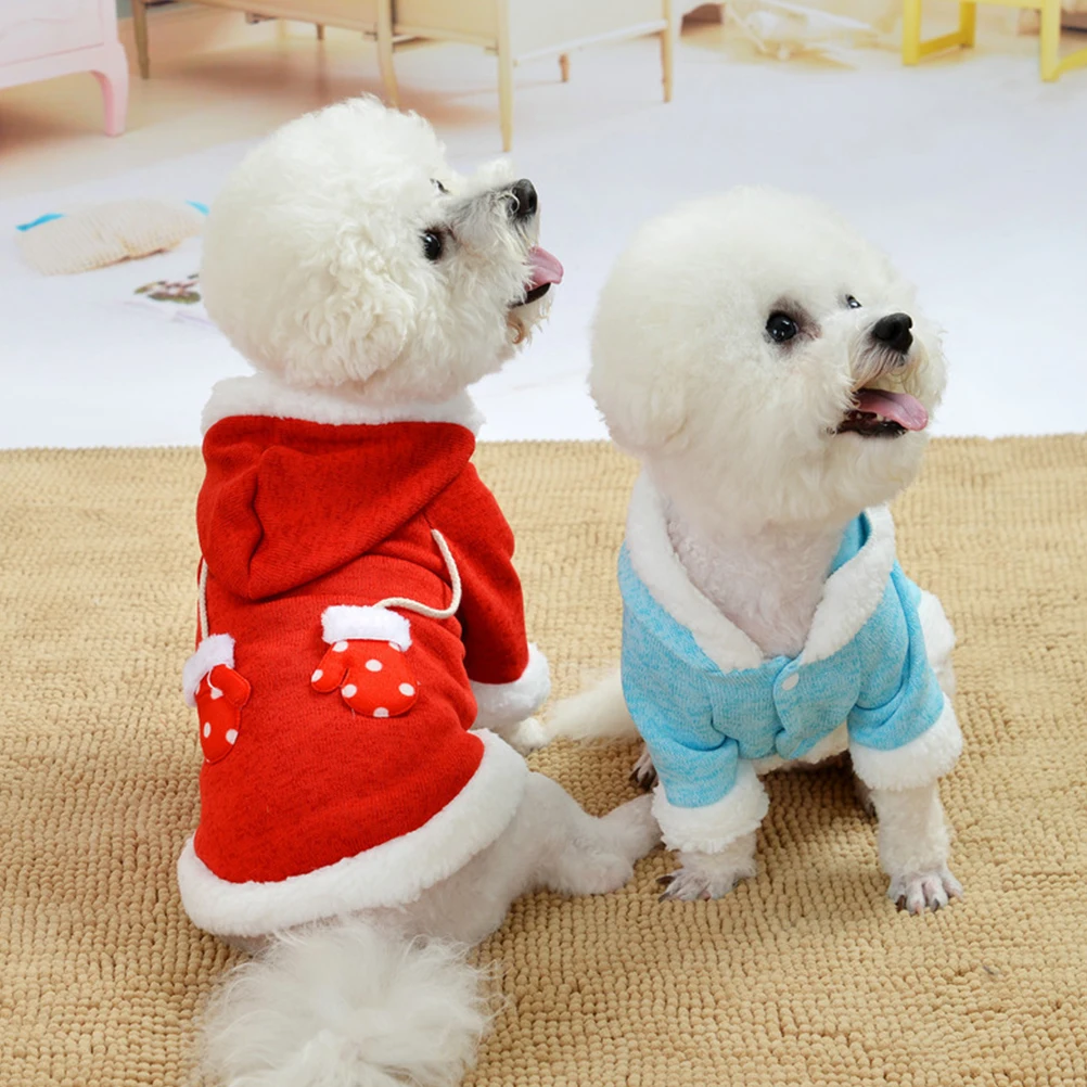 

Dog Sweater Christmas Pet Clothes Knitted Jacket Hat Hoodie Winter Party Costume Supplies Bright Color Easy Clean Fast Dry Dog