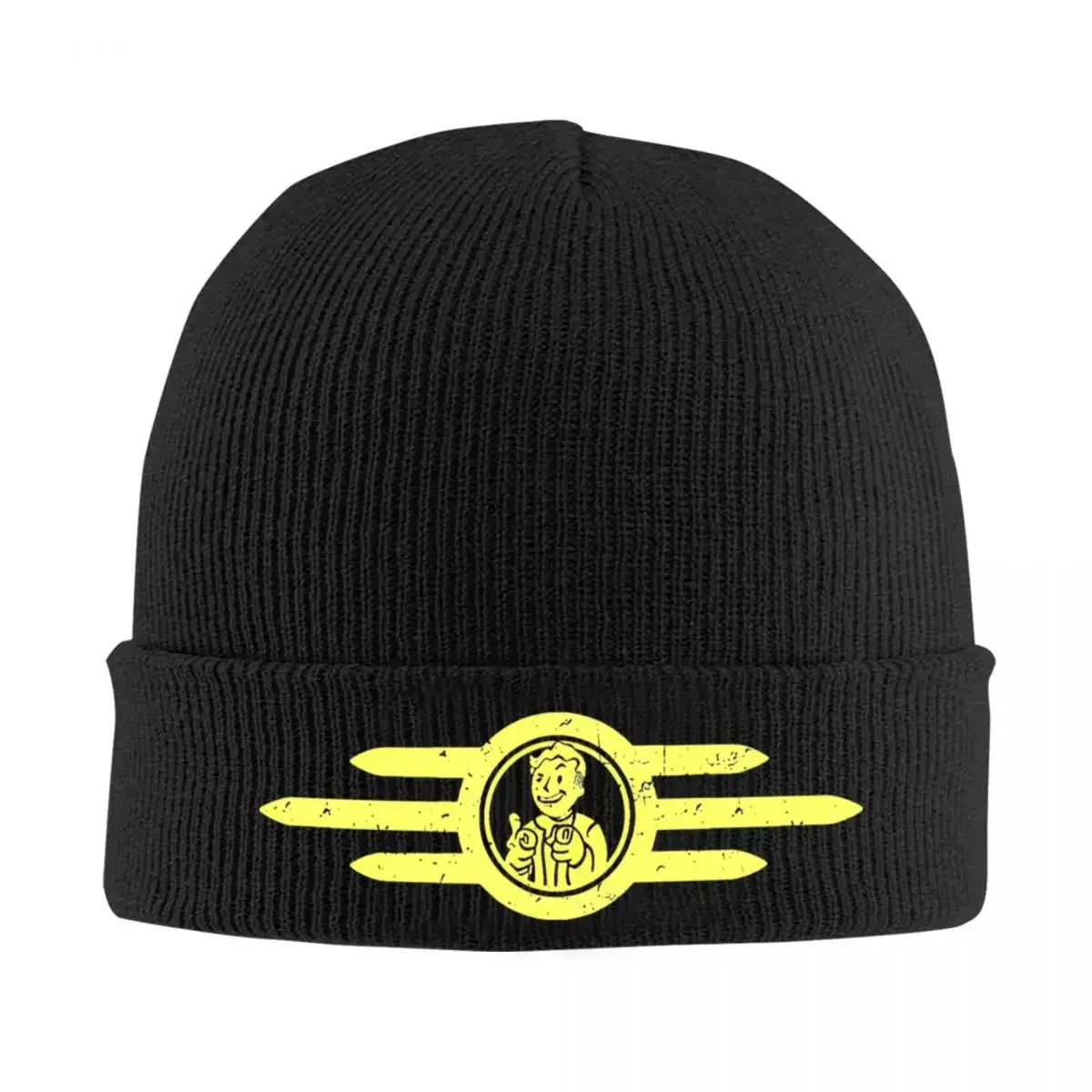 Vault-Tec Finger Guns - Fallouted Knit Hat Beanie Winter Hat Warm Street Game New Vegas Caps for Men Women