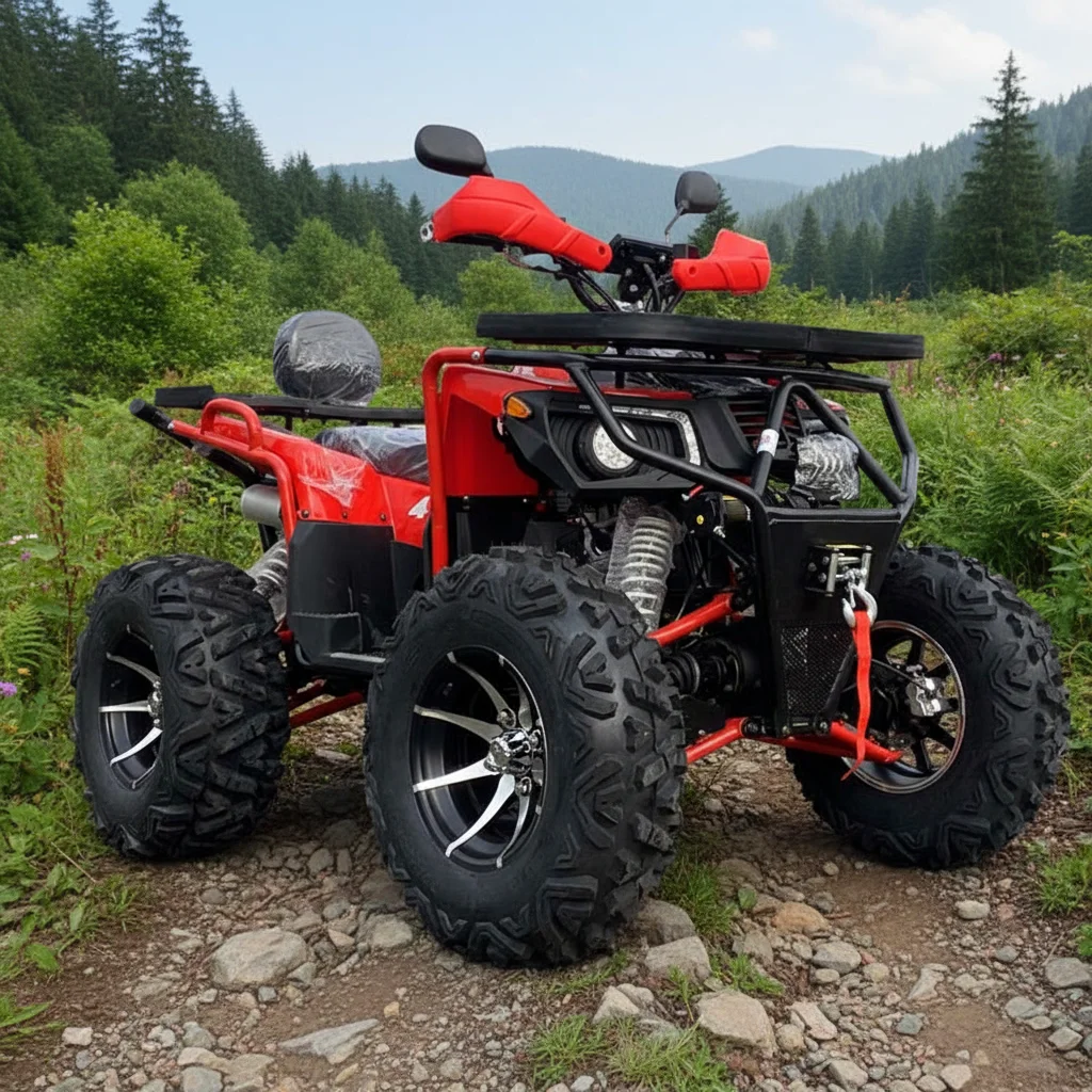 4WD Adult 350cc 4-Stroke Water-cooled Automatic CE Certified Motorcycle ATV