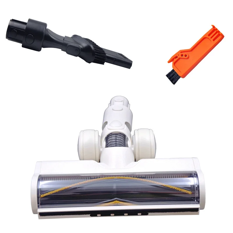 فرشاة أرضية لـ Dreame R10 R20 R30 لفرشاة السجاد Dreame R10 R20 R30 ملحقات المكنسة الكهربائية باللون الأبيض