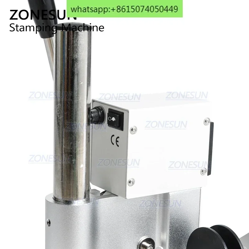 ZS90 Hot Foil Stamping Machine Manual Leather and Paper Embossing Machine Bronzing Machine Wood Embosser China Supplier