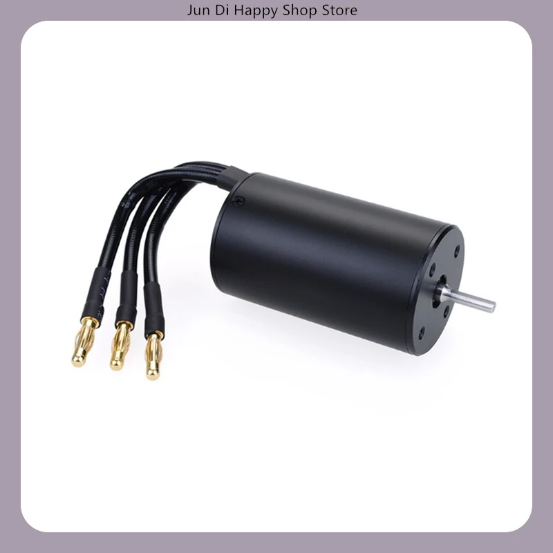 محرك بدون فرشاة 2600 كيلو فولت + 60 أمبير بدون فرش Esc مقاوم للماء مجموعة كاملة سوداء قطع غيار لسيارة 1/10 Rc