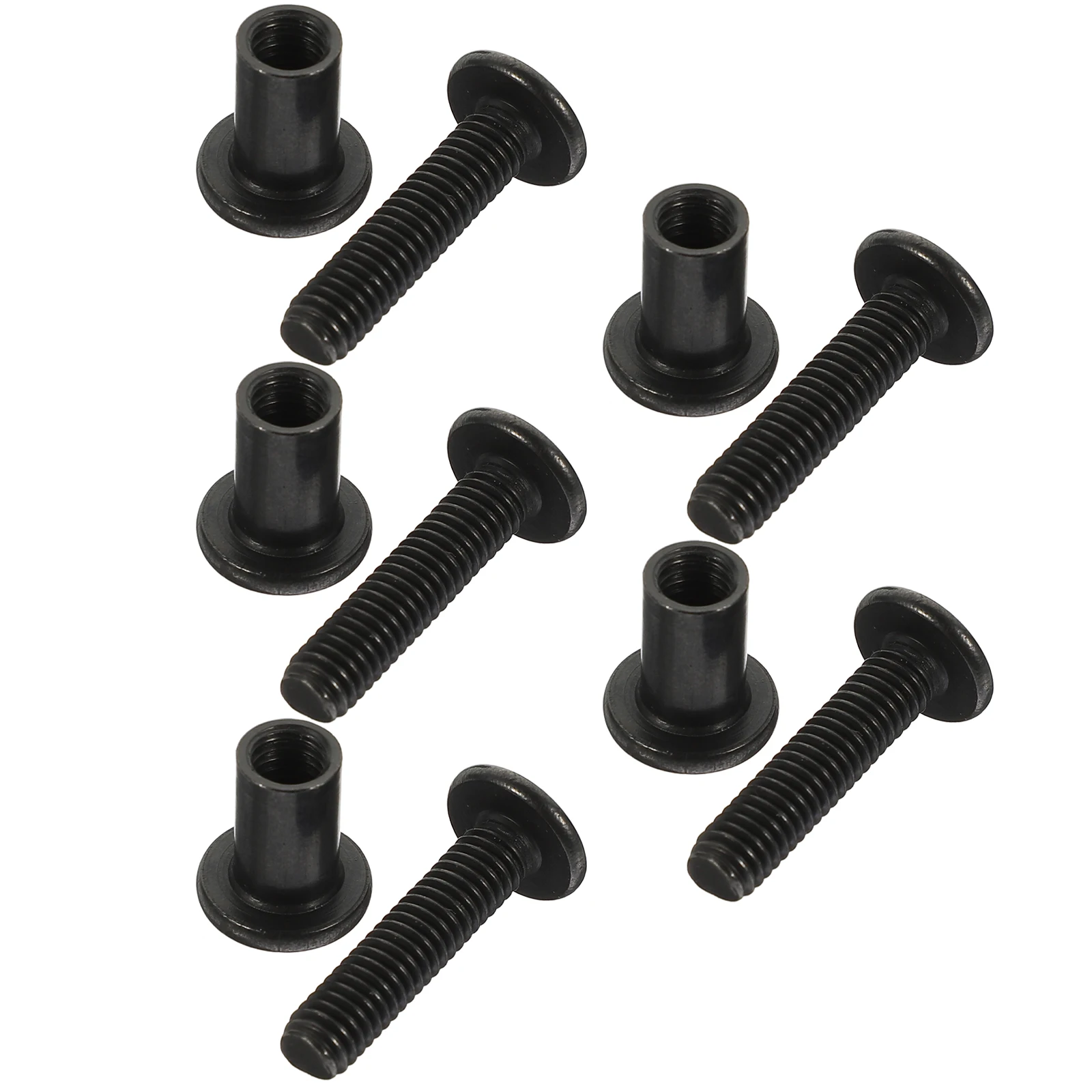 

Black 304 Stainless Steel Hex Screw M6x25 Binding Screws for niture Bed Crafts Photo Albums Bolts Cap Nuts