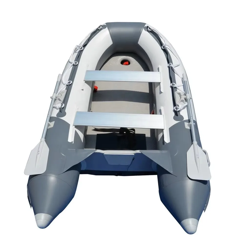 10ft Inflatable Boat Inflatable Rafting Fishing Dinghy Tender Pontoon Boat