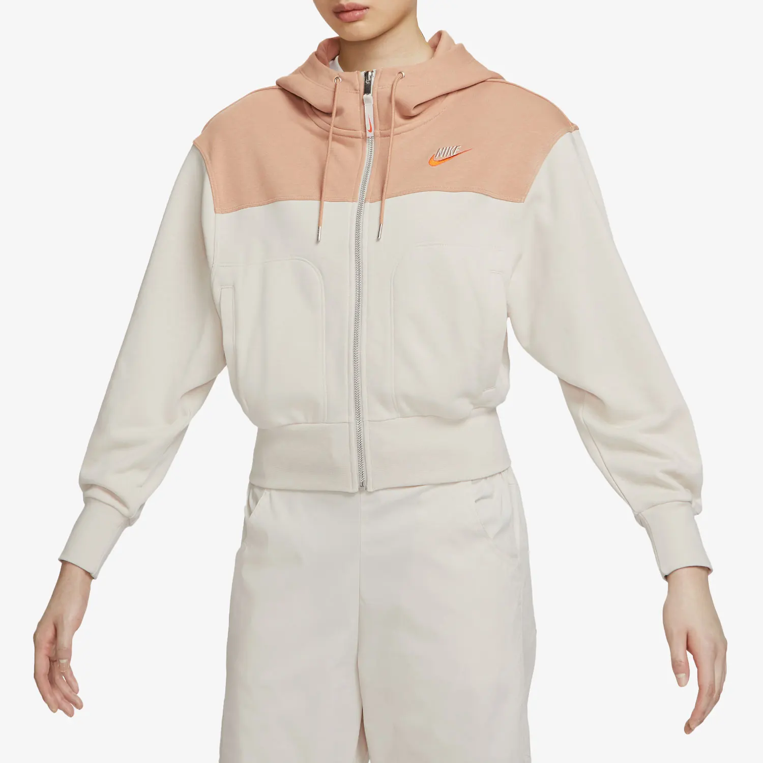 

Nike Genuine 2023 New Hooded Loose Women's Leisure Jacket FB7212-104