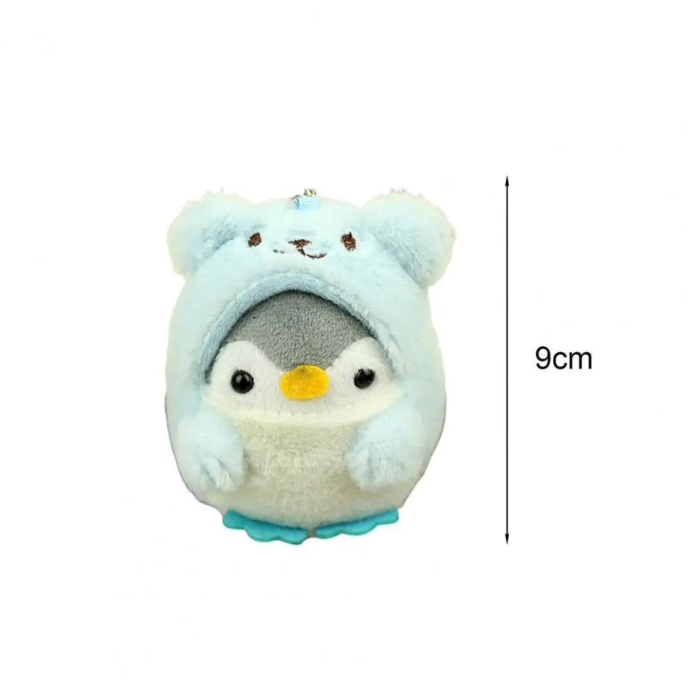 Penguin Doll Pendant Plush Stuff Toy Cartoon Animal Keychain School Bag Shoulder Bag Decoration Pendant Keyring Key Holder