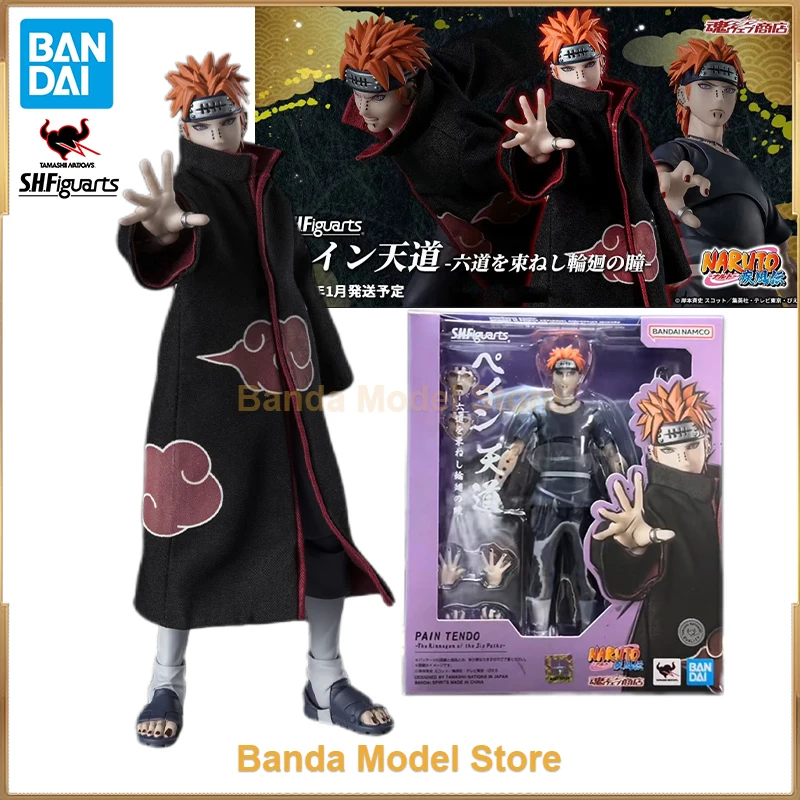 100% Original Bandai S.H.Figuarts SHF Pain Tendo Naruto Shippuden PVC Anime Action Collection Figures Model Toys Gifts