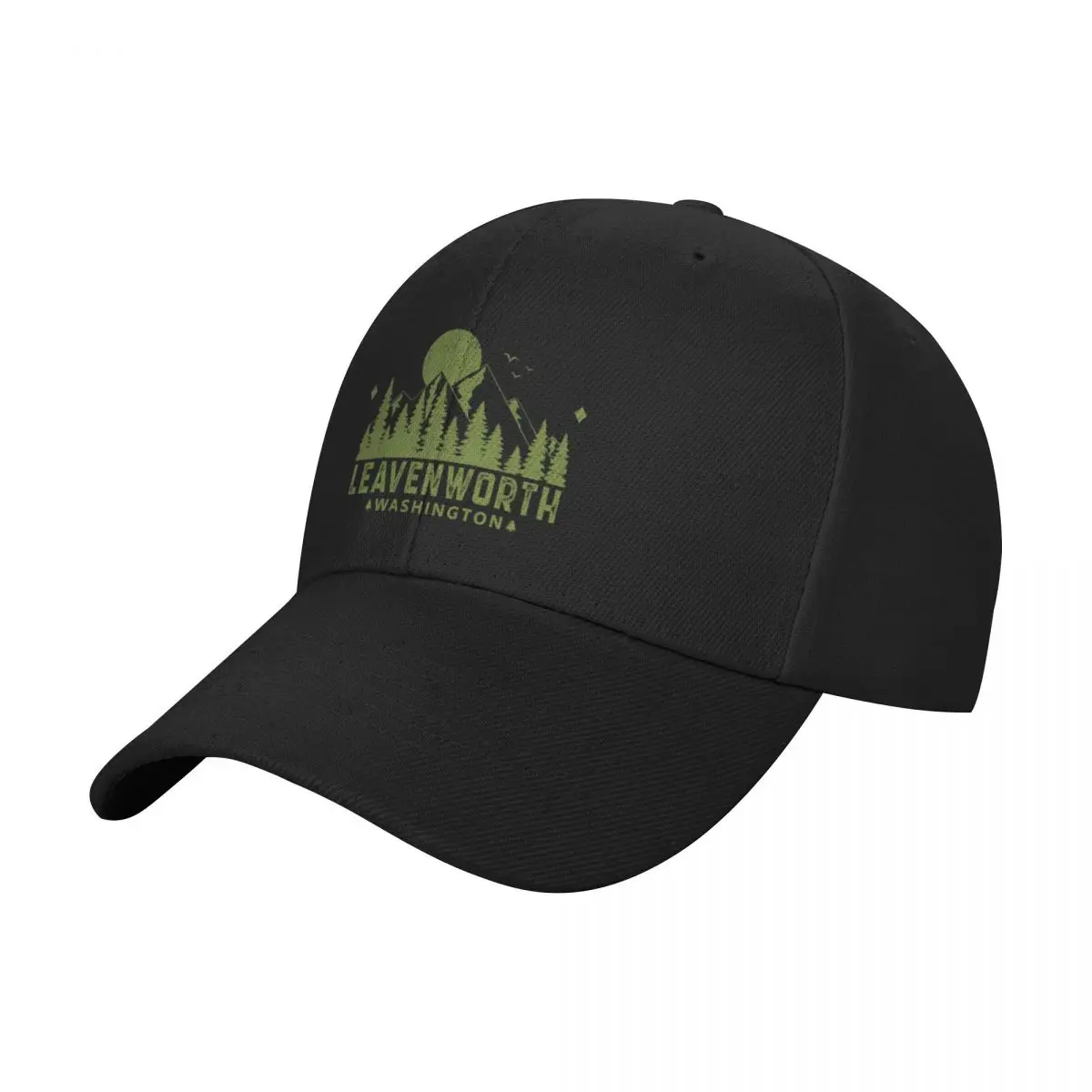 Fashion Leavenworth Washington Mountain Sight baseball cap Couples Going Out Summer Hat