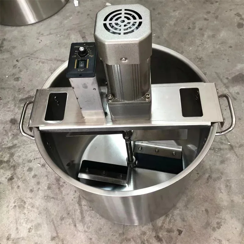 40cm Electric Stainless Steel Bucket Automatic Stir-Fry Mixer Sauce Pot Sauce Cooking Machine