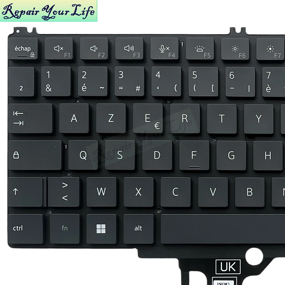 German French Backlight Keyboard For Dell Pro 16 PC 16255 PC16250 Plus PB PB16250 France AZERTY Keyboards Backlit 0Y41W2 0C98PJ