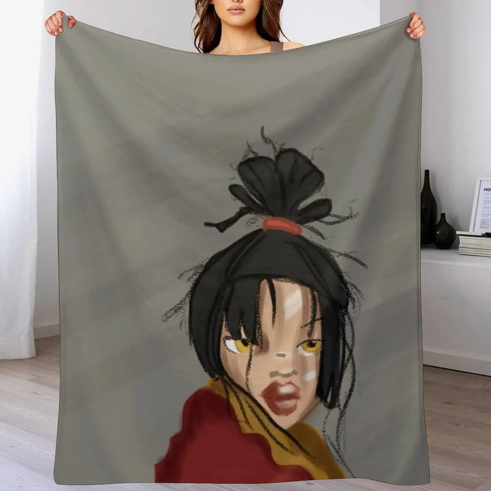 

Meme Azula Throw Blanket Men's Soft Warm Throw Blanket for Couch