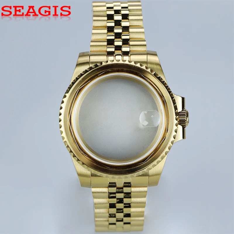 

SEAGIS 40.5mm 316LStainless Steel Watch Case Sapphire Glass AR NH35/NH34 Movement fit 28.5mm dial