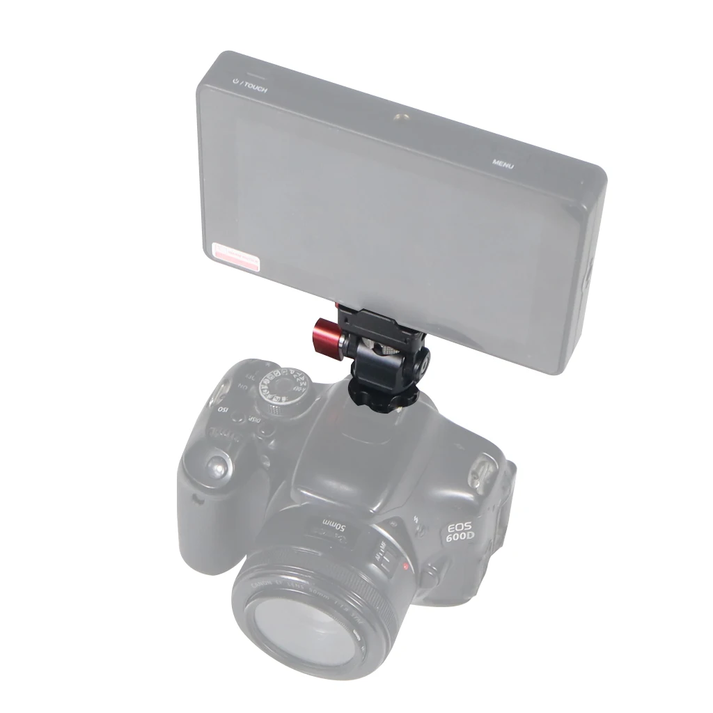 Einstellbarer Schnellverschluss-Kugelkopf Kalt schuh halterung Monitor halterung Blitz halterung Blitzschuh adapter DSLR-Kameras Käfigs tabilisator – Detail 21