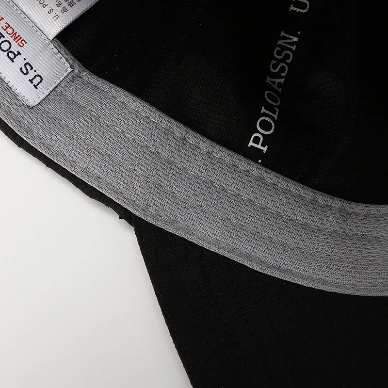 U.S. Polo Assn. Breathable Quick-drying Couple Baseball Cap Fashion New Lightweight Mesh Sweat-wicking Men And Women Sun Hat