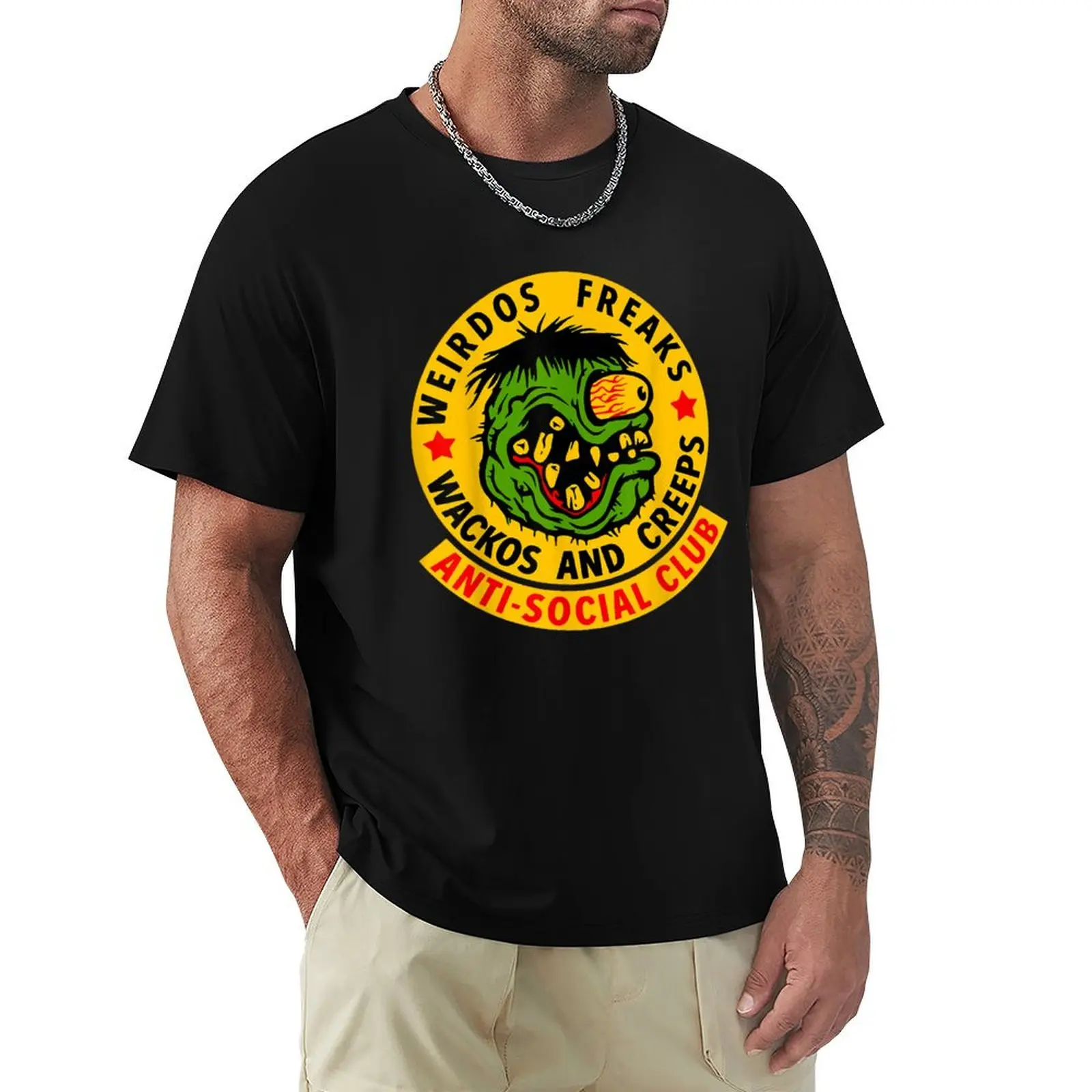 Weirdos Freaks Wackos and Creeps T-Shirt man t shirt designer T-Shirt
