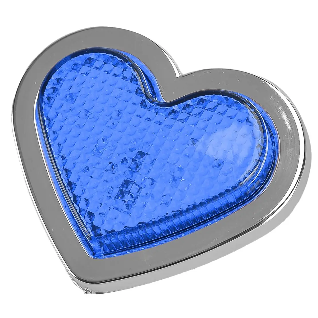 12-24V Car Van Truck Trailer Universal Blue Heart Shaped Side Marker LED Light Turn Signal Indicator Lamp