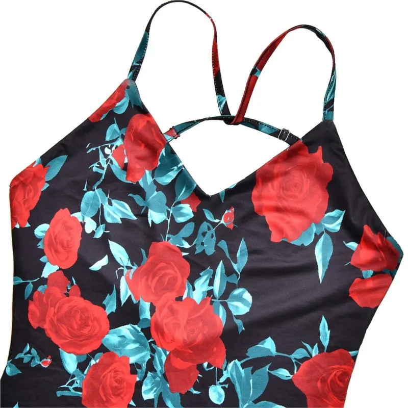 สาวร้อนสไตล์ Strapless Backless ลึก V คอดอกไม้พิมพ์ชุดชีฟอง SLIM FIT SHEER ชุดราตรีชุดราตรีสําหรับ Bold Sensual