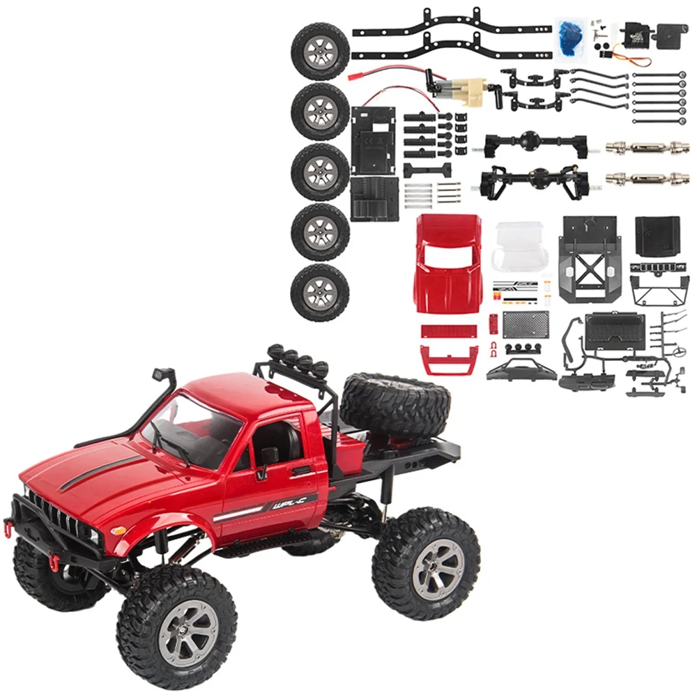 C14 Portal Axle Unassembled KIT Version 4WD RC Car 1/16 Scale RC Car for WPL C14 for Kids and Adults Gifts