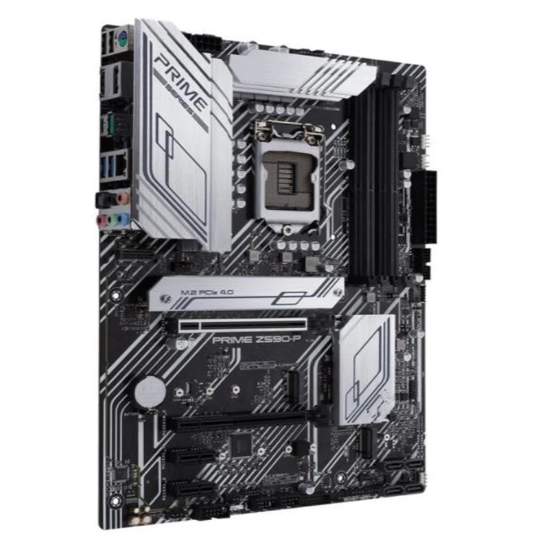 Intel Desktop Mainboard com USB 3.0, Z590 Desktop Mainboard, Z590-P Motherboards, LGA 1200, DDR4, 128GB, M.2, NVME, SATA III