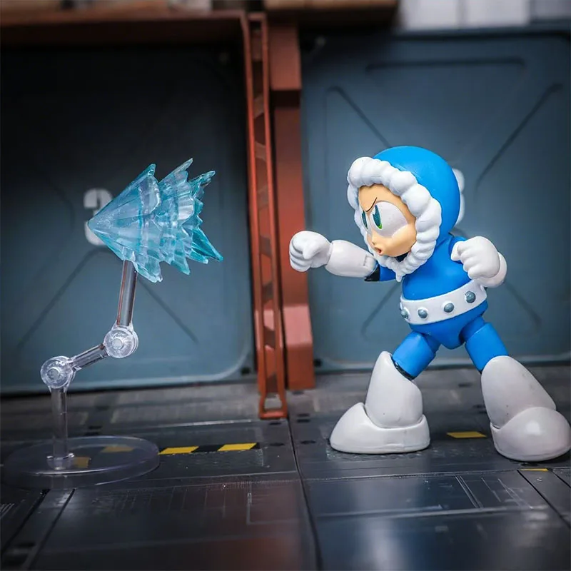 JADA Toys Mega Man 4.5" Action Figure Fire Man Ice Man Window Box JD34222/JD34223/JD34507