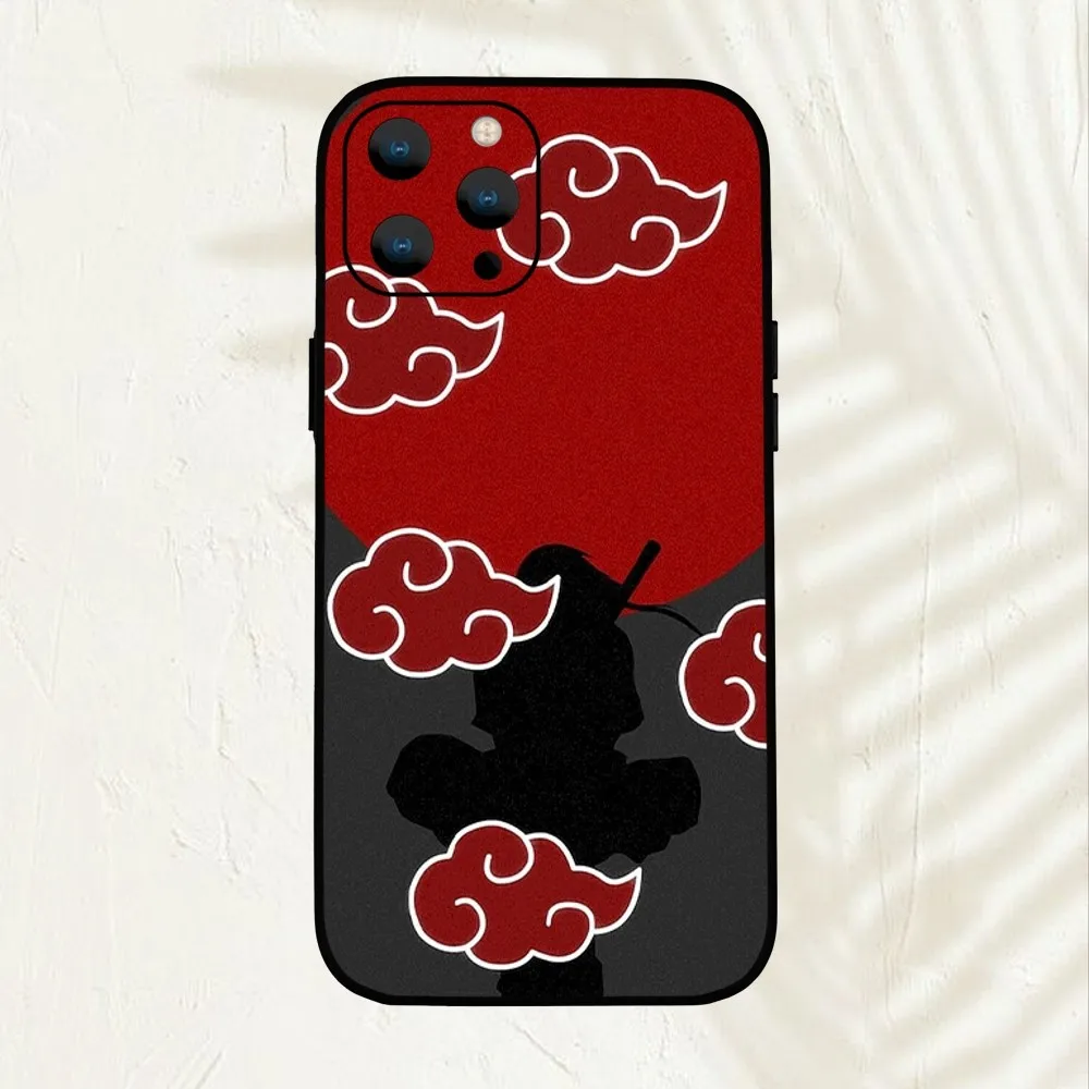 Bilibili N-NARUTO Akatsuki  Phone Case For iPhone Mini 11 12 13 14 15 Pro XS Max X Plus SE XR Shell