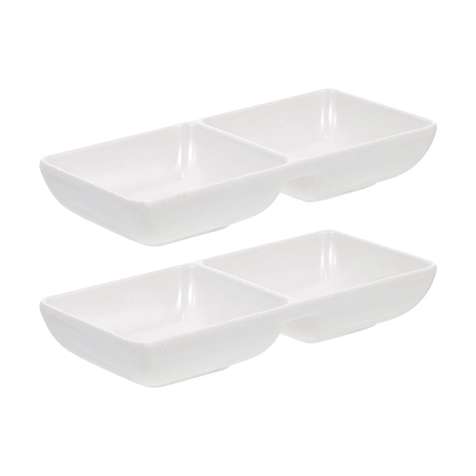 

2Pcs Anti-Slip Paint Mixing Dish Smooth Surface Color Mixing Tray Versatile Storage Serving Tray for Watercolor Acrylic Oil