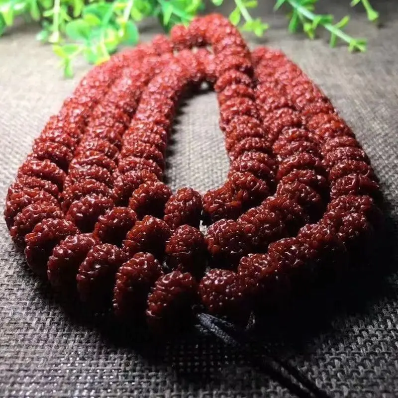 

9 Small Jingang Bracelet Brushed Patina Natural Stump Seven Eight 9 Mukhi UFO Corpulent Bodhi Seeds