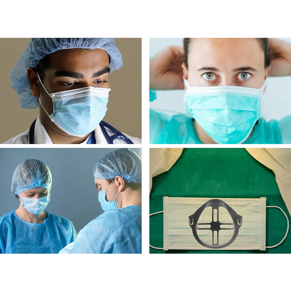 10Pcs Mask Inner Brackets Lipstick Protector Breathable Frame Anti Fog 3D Mask Holder Makeup Saver Face Inner Bracket