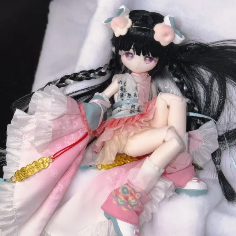 

Hot Original Lovely Kwaidan 1/8 Scale With Hair Mjd Mystery Box Electronic Pet Bjd Joint Movable Doll For Anime Doll Collectors